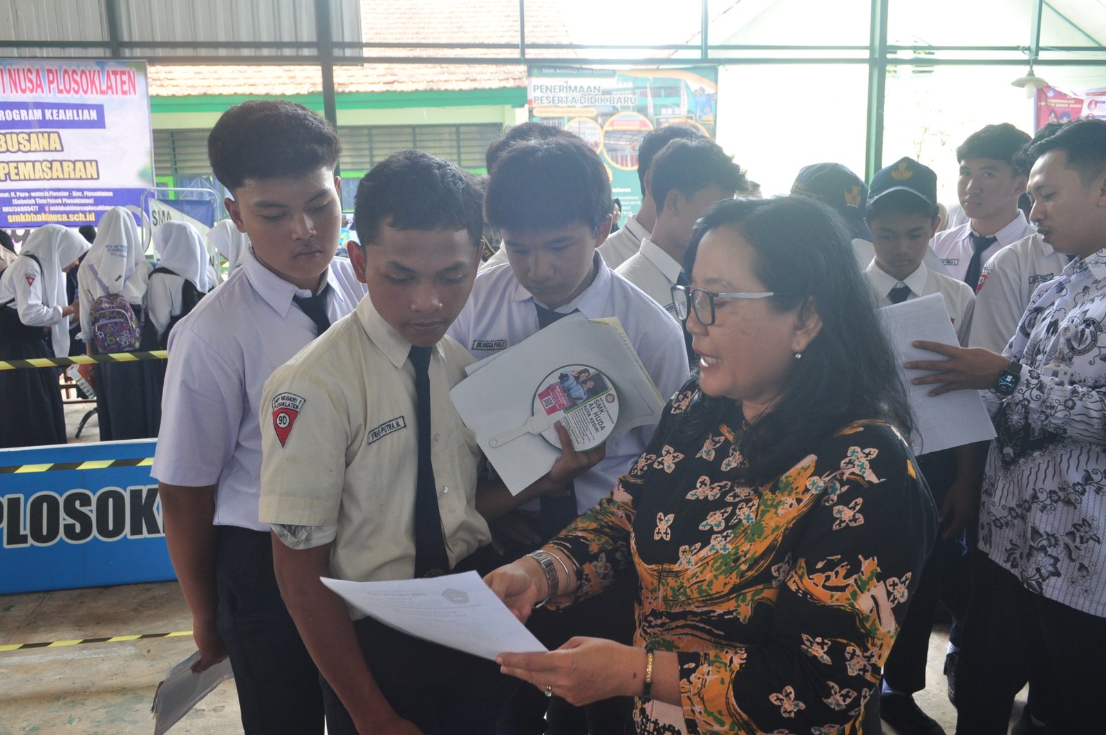 Kegiatan expo untuk menggaet calon peserta didik baru